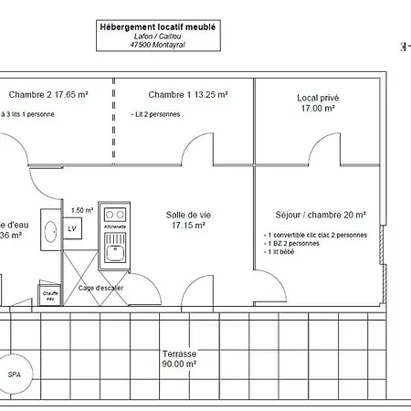 Gite/hebergement Locatif Guest house Montayral